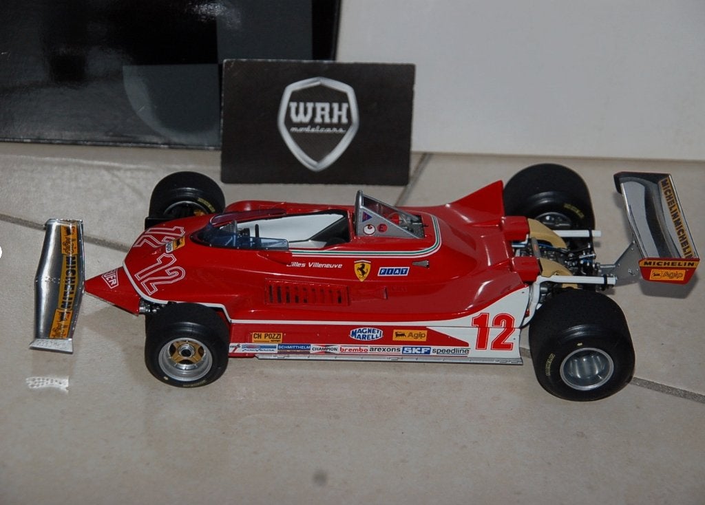 1:18 FERRARI 312 T4 F1 #12 VILLENEUVE EXOTO 97077 in ox WRH, Hobby en Vrije tijd, Verzenden, Zo goed als nieuw, Auto, Overige merken
