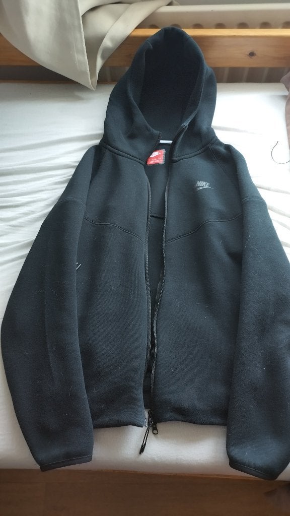 Nike tech fleece windrunner vest L, Maat 52/54 (L), Verzenden, Zwart, Nike