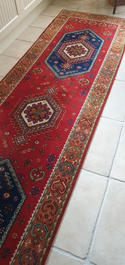 Prachtig Perzische gangloper tapijt 90x 3.45, Antiek en Kunst, Ophalen of Verzenden