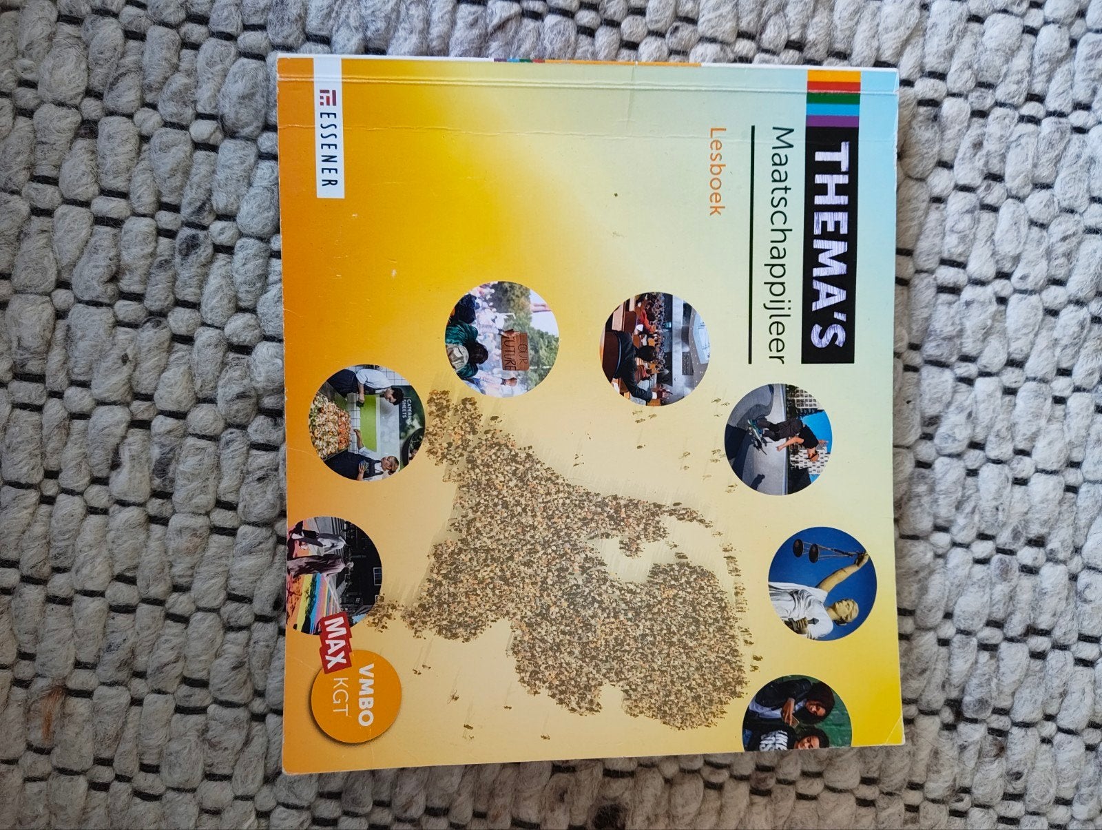 Thema's Maatschappijleer Lesboek VMBO KGT Essener, Boeken, Gelezen, Ophalen of Verzenden, MBO, Gamma