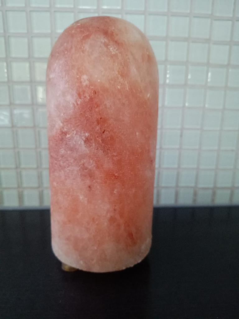 Grote Himalaya Zoutlamp - Sfeervolle Roze Zoutsteen, Ophalen of Verzenden, Zo goed als nieuw, Boho, Natuurlijk, Rustiek
