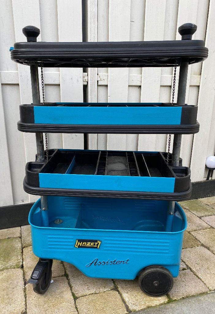 Originele HAZET Assistent gereedschapswagen – blauw/zwart, Ophalen, Gebruikt