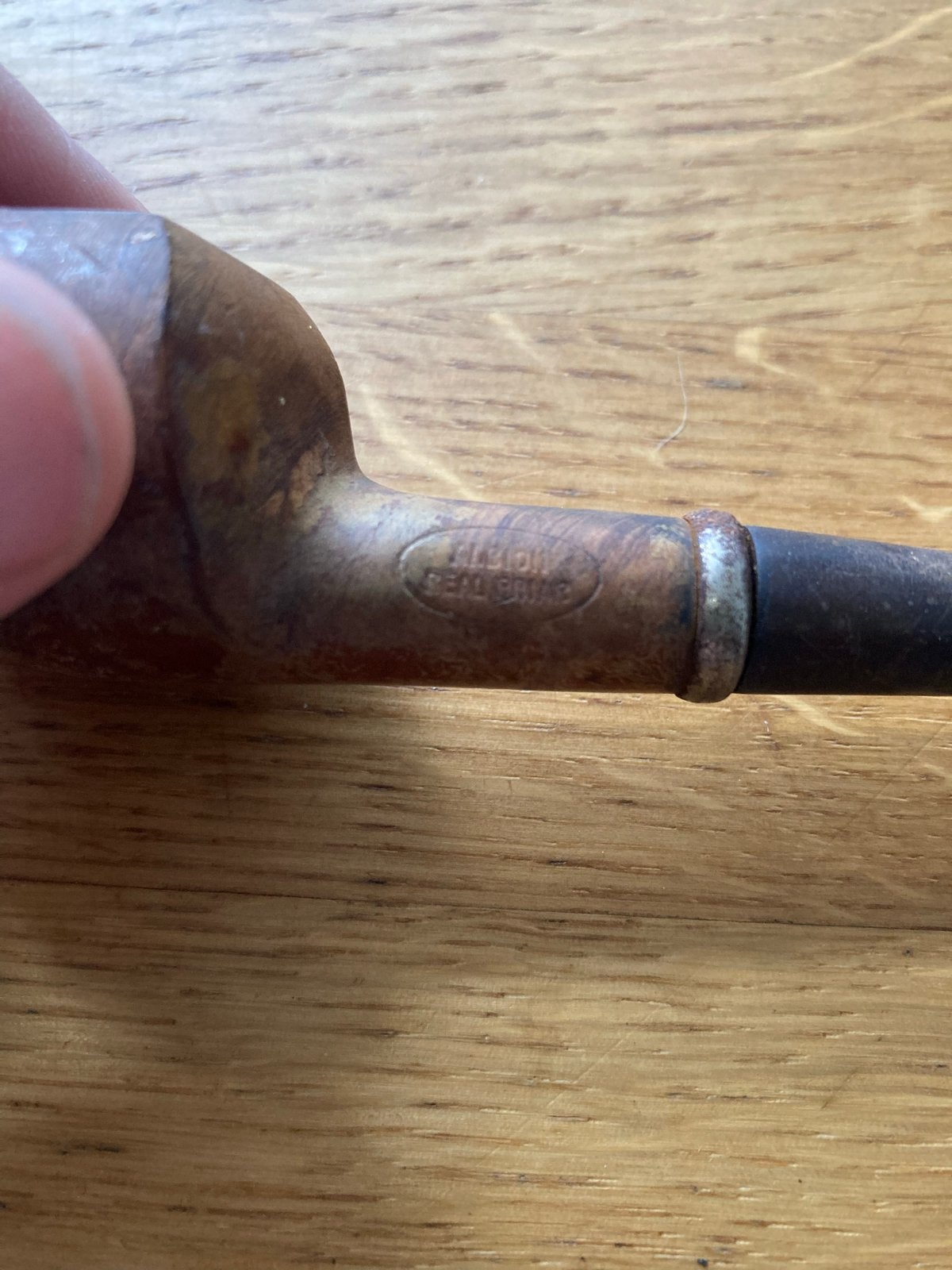 Antieke Albion Real Briar pijp, Ophalen of Verzenden, Gebruikt, (Water)pijp