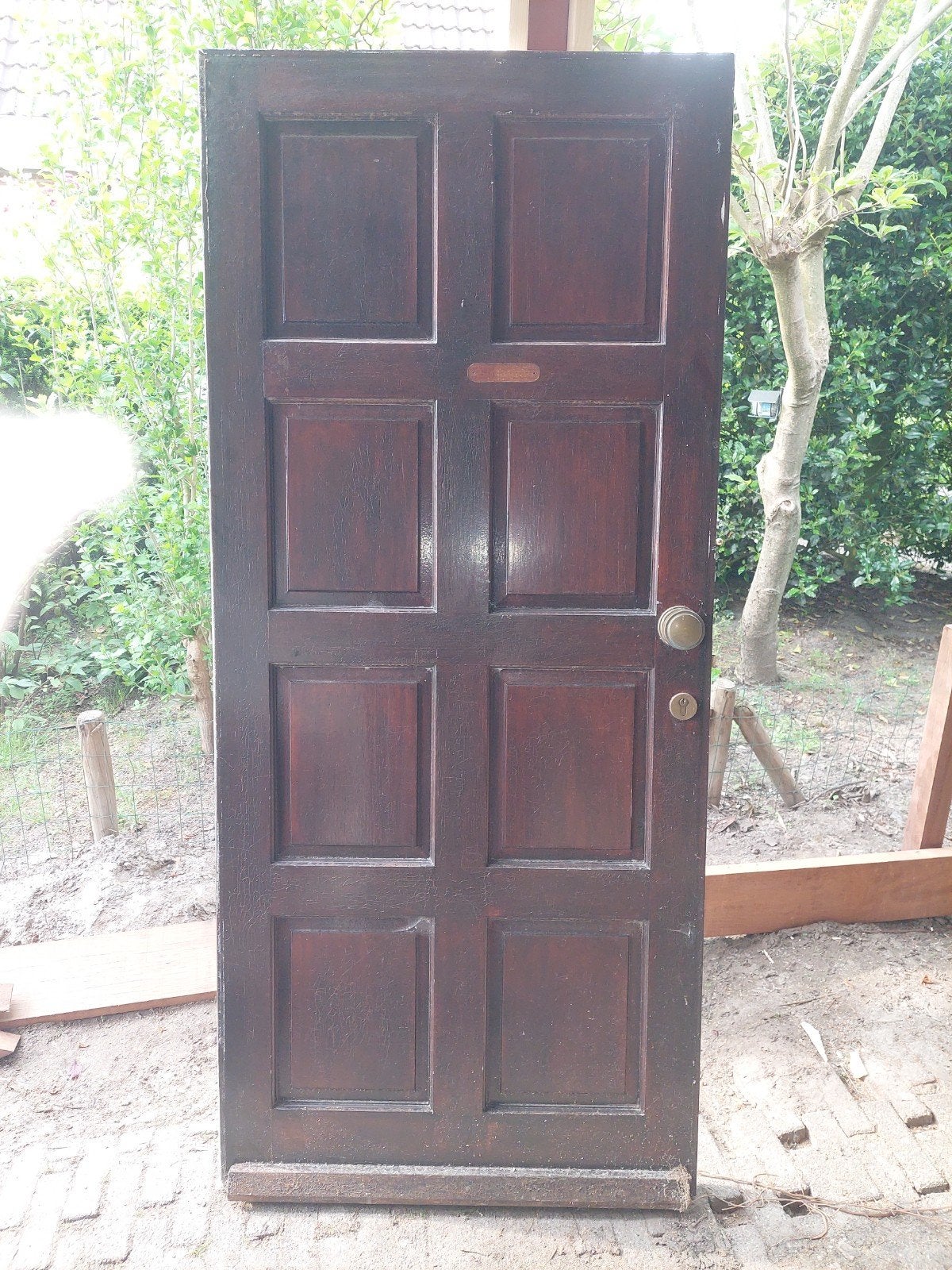 Voordeur 93x210cm - Klassiek model, Doe-het-zelf en Verbouw, Deuren en Horren, Ophalen of Verzenden