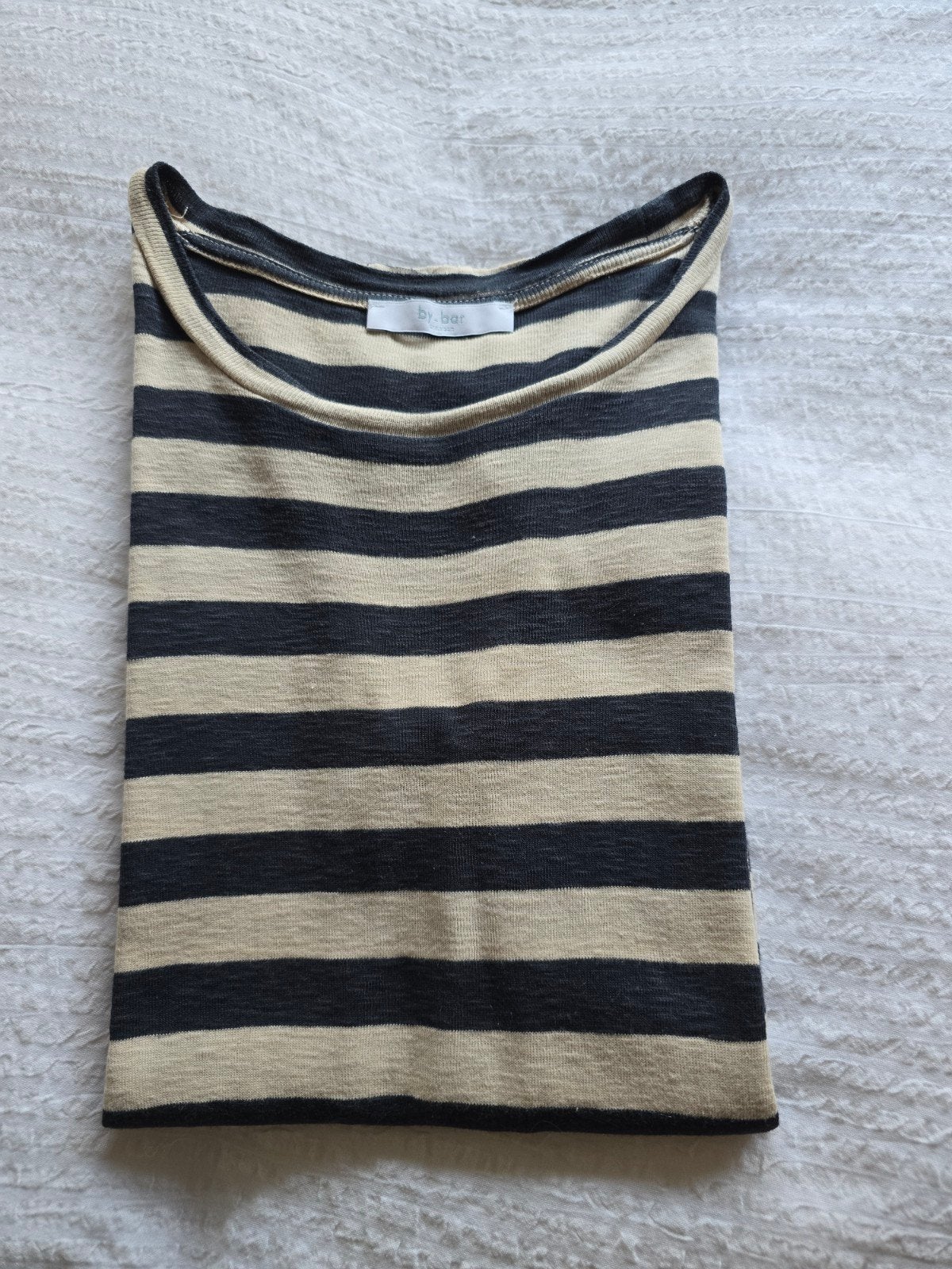 By-Bar gestreepte top met lange mouwen, Kleding | Dames, Maat 38/40 (M), Zwart, Ophalen of Verzenden, Zo goed als nieuw