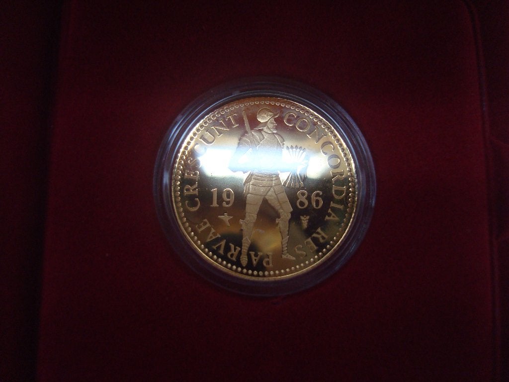 Nederland Gouden Dukaat 1986 in cassette, Ophalen, Koningin Beatrix, Overige waardes, Goud