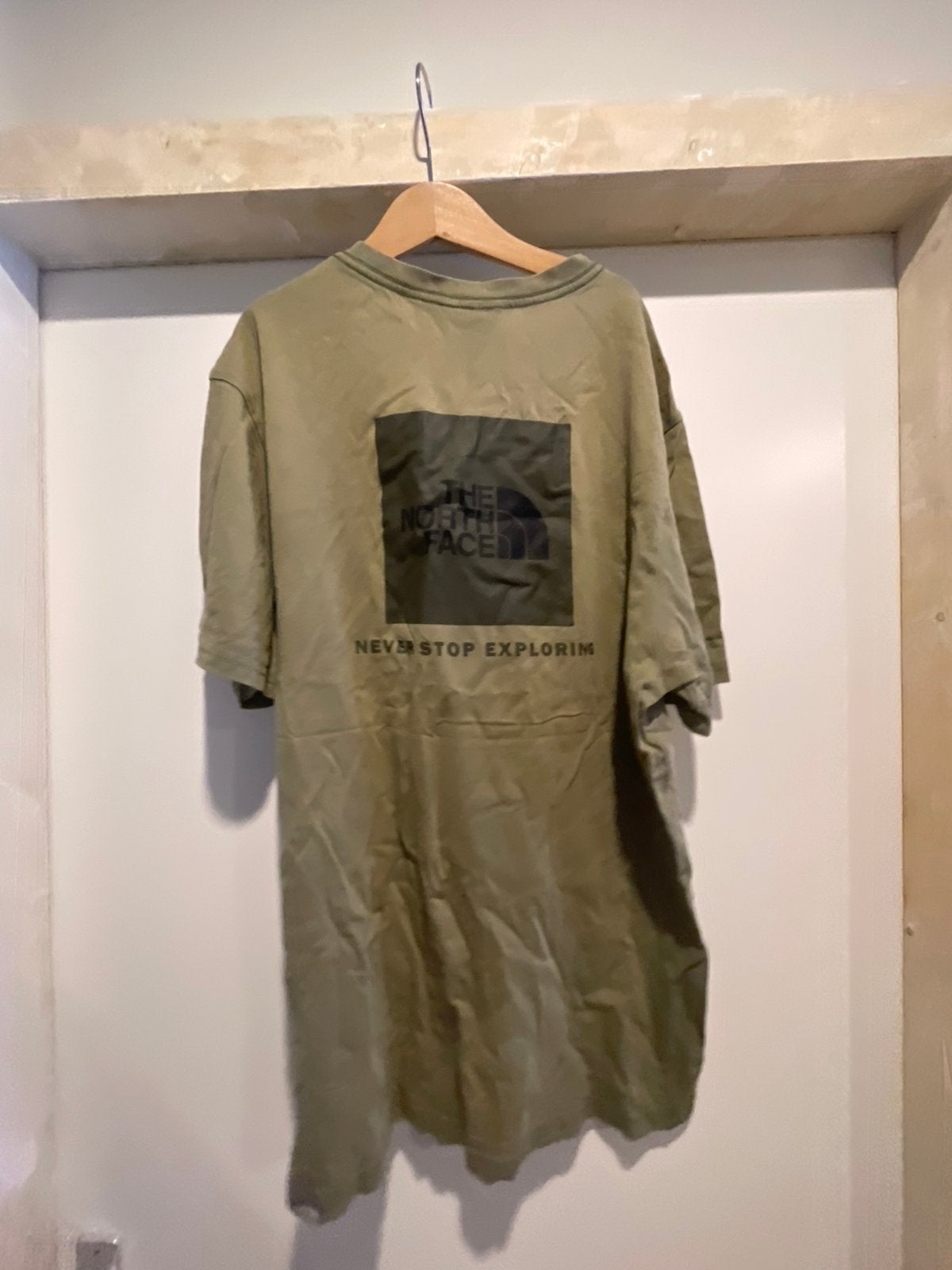 The north face shirt green, Ophalen of Verzenden, Groen