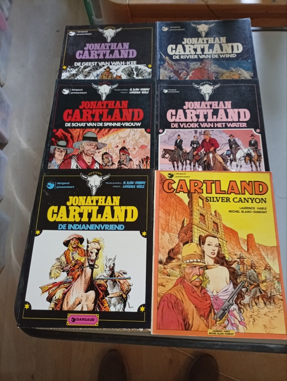 leuke serie stripboeken van Jonathan cartland 2 t/m 7, Boeken, Meerdere stripboeken, Ophalen of Verzenden, Gelezen
