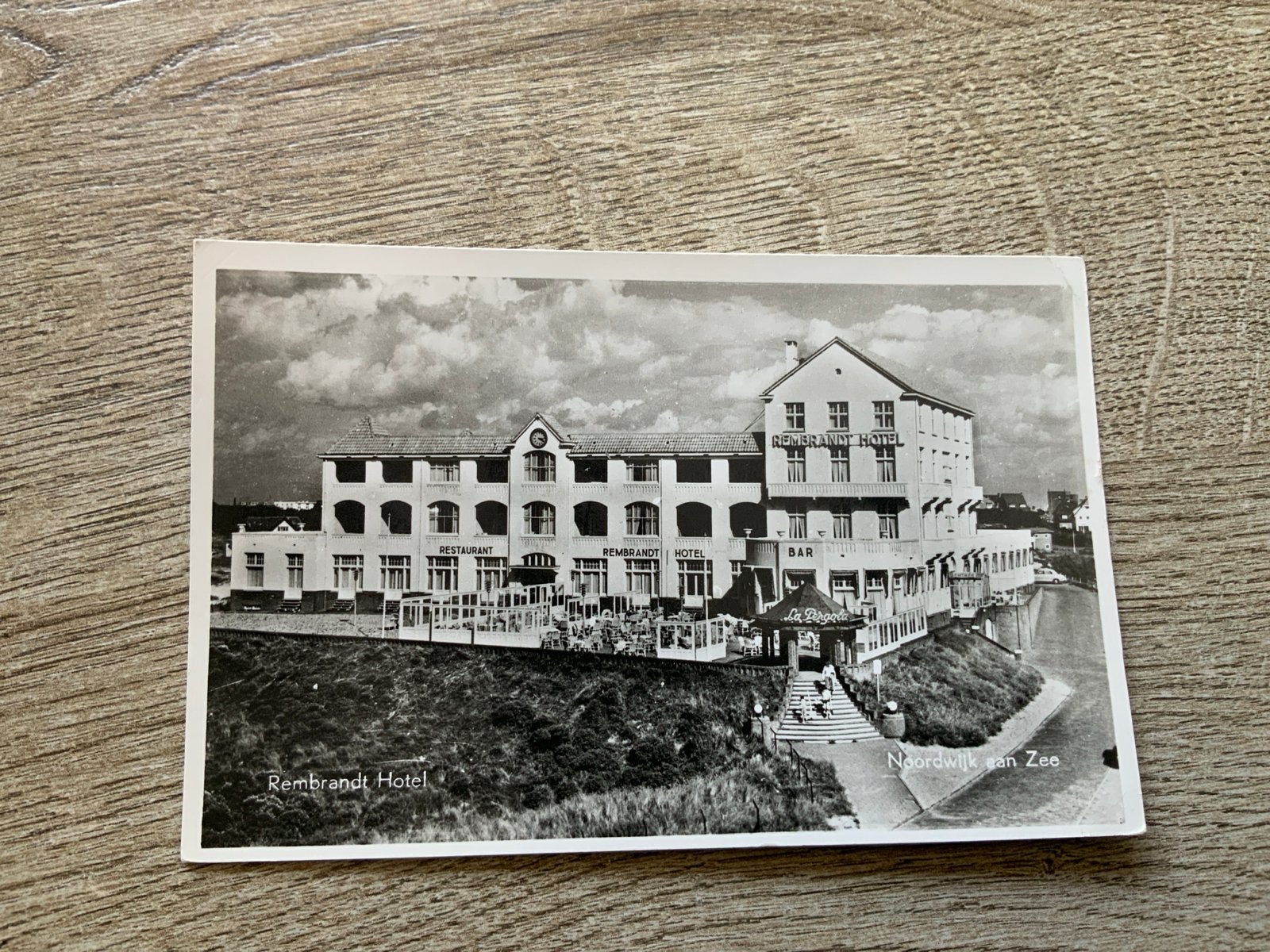 Hotel Rembrandt Noordwijk aan Zee, Ophalen of Verzenden, 1940 tot 1960, Gelopen, Zuid-Holland