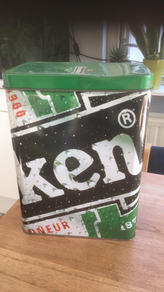 Heineken blik, Ophalen of Verzenden, Gebruikt, Overige, Overige merken
