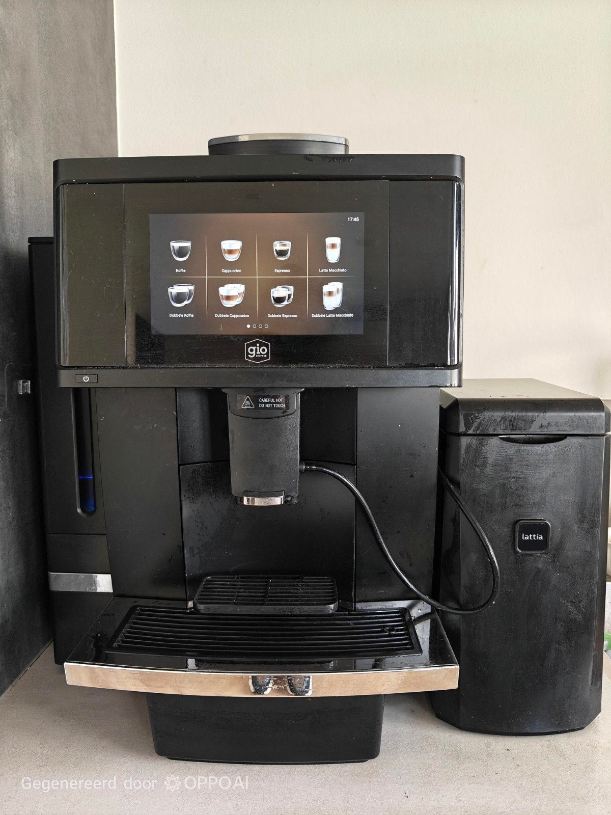 GIO Koffiemachine met melkopschuimer, Ophalen, Gebruikt