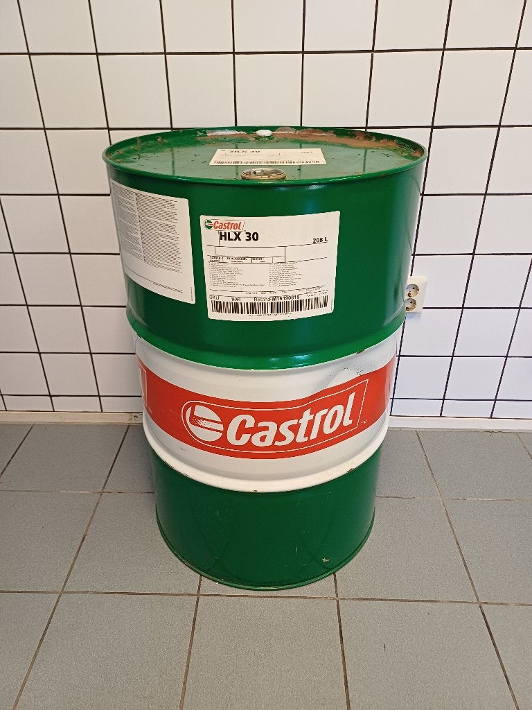 Castrol Olievat - 208L - Ideaal voor vuurkorf/vuurton, Tuin en Terras, Vuurkorven, Ophalen, Gebruikt, Vuurton