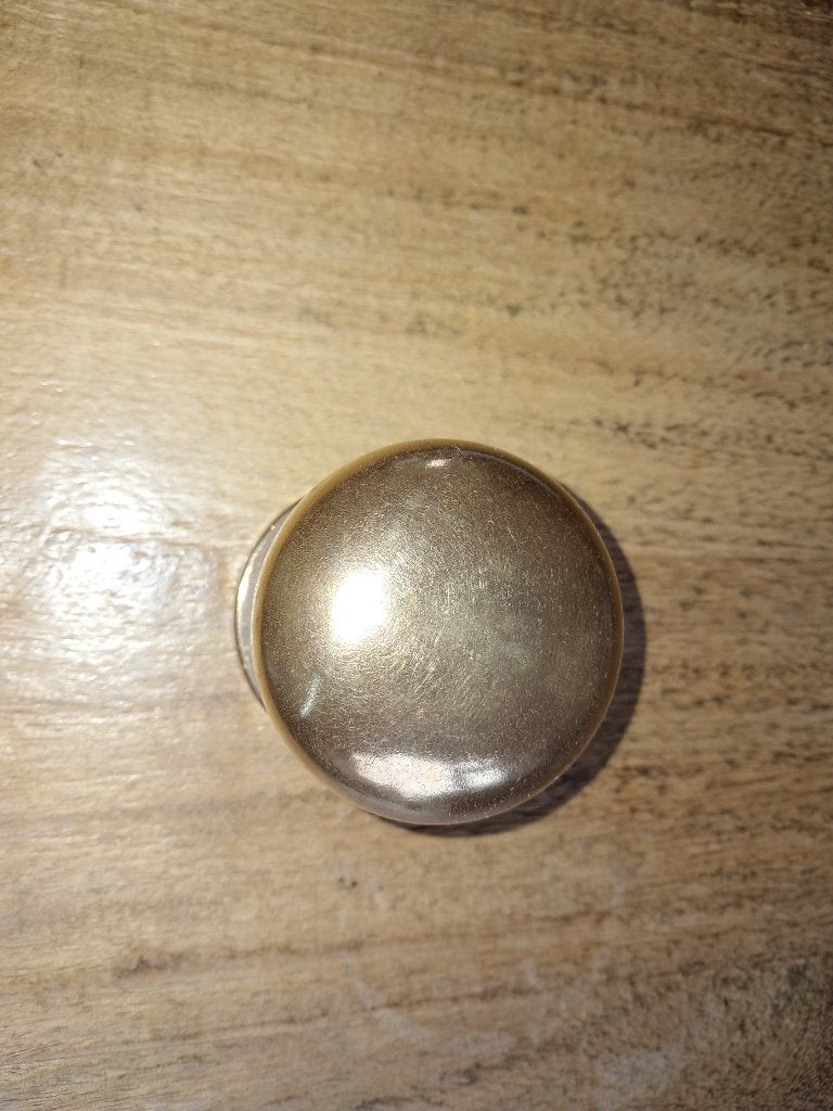 Messing deurknop, Ophalen, Gebruikt, Goud, Overige stijlen