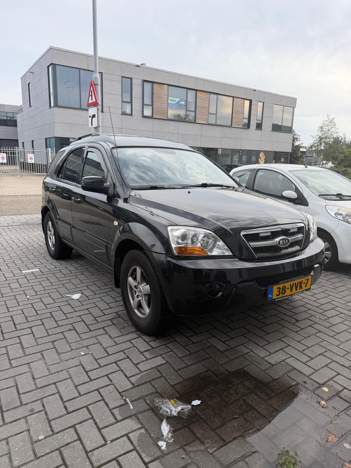 Kia Sorento 2.5 Crdi VGT VAN AT (est) 2008 Grijskenteken, Auto's, Automaat, Euro 5, Kia, Zwart