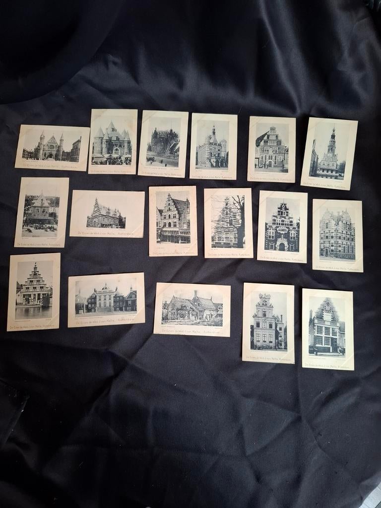 17 Plaatjes Hollandsche Kunst 1903 De Erven de Wed. V. Nelle, Antiek en Kunst, Ophalen of Verzenden