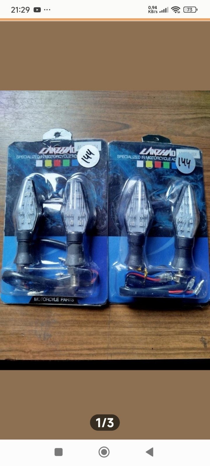 Led knipperlichten 4 x, Ophalen of Verzenden, Nieuw, Batterij, Verlichtingsset