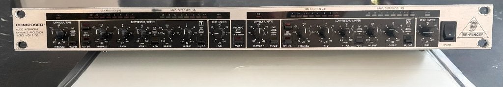 Behringer MDX 2100 Composer, Ophalen, Zo goed als nieuw, Compressor