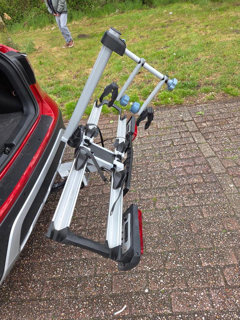 Movanext fietsendrager Kantelbaar opvouwbaar, Auto diversen, Fietsendragers, Ophalen, Zo goed als nieuw, 2 fietsen, Trekhaakdrager