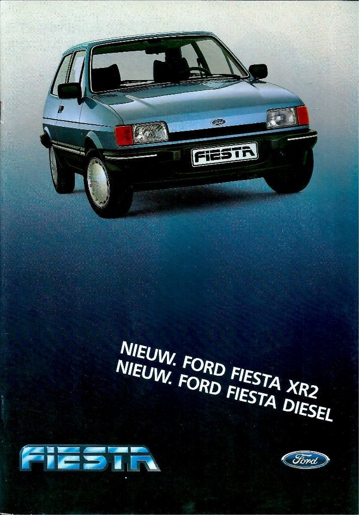 Brochure Ford Fiesta Februari 1984, Ophalen of Verzenden, Gelezen, Ford