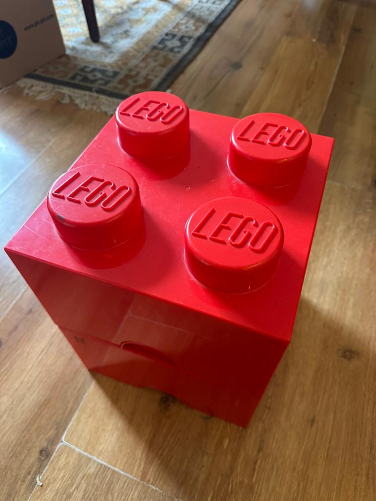 LEGO Opbergdoos Rood - Handige Opberger, Ophalen, Gebruikt, Overige merken
