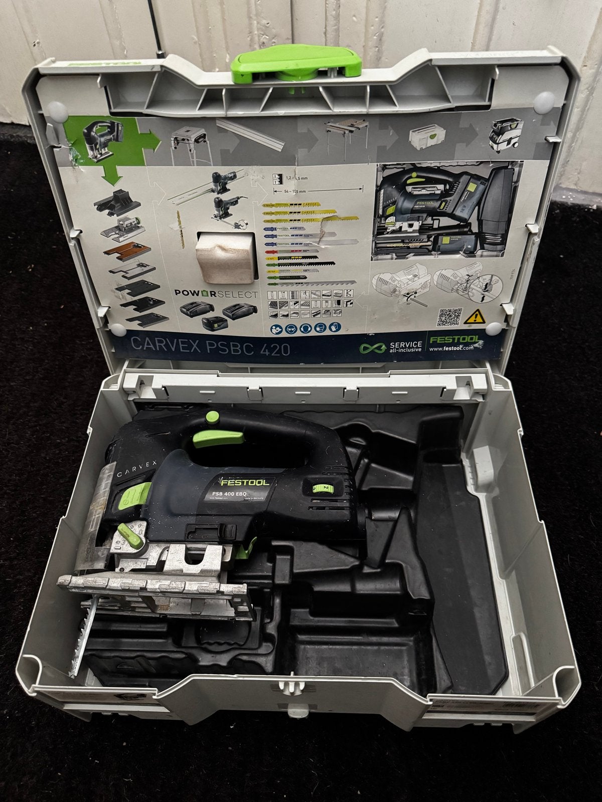 Festool Carvex PSB 400 EBQ decoupeerzaag in T-Loc Systainer, Ophalen, Gebruikt, Zaag, Festool