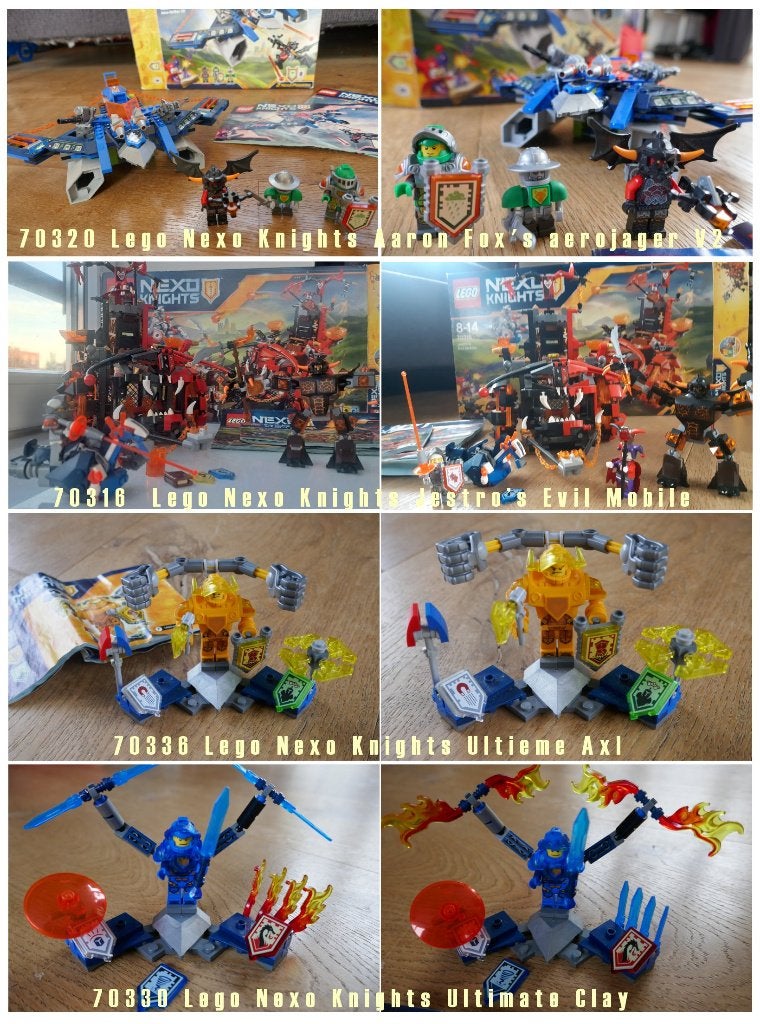 Lego Nexo Knights sets, Ophalen, Lego, Zo goed als nieuw, Compleet