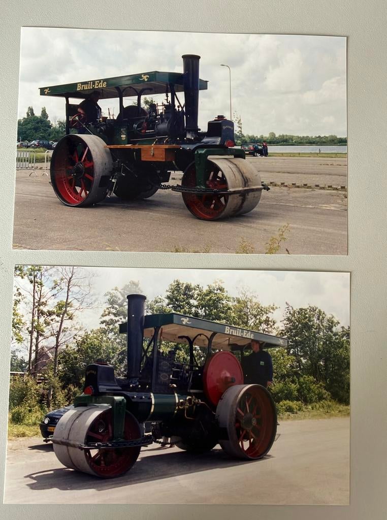 Foto’s stoomwals, Verzamelen, Foto's en Prenten, Ophalen of Verzenden, 1980 tot heden, Zo goed als nieuw, Overige onderwerpen