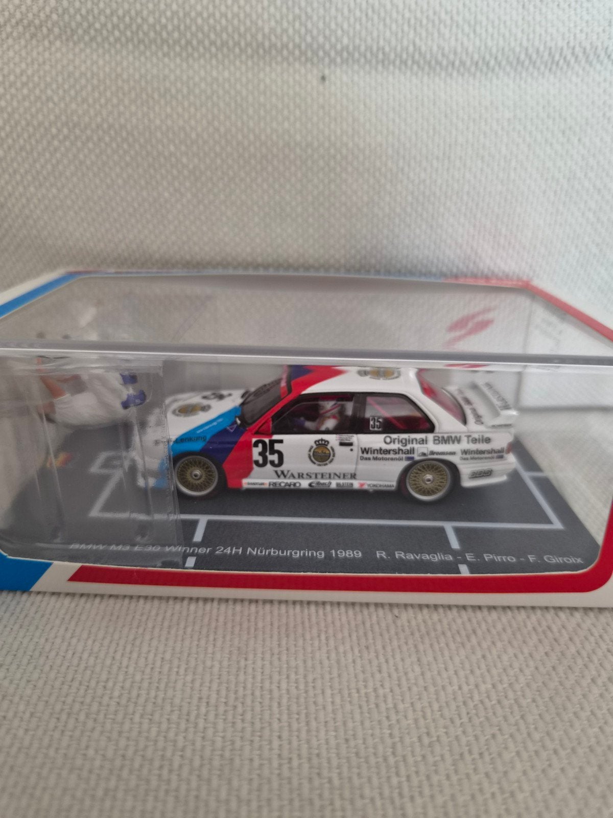 BMW M3 winner 24h Nurburgring 1989 spark 1:43, Ophalen of Verzenden, Zo goed als nieuw, Auto, Overige merken