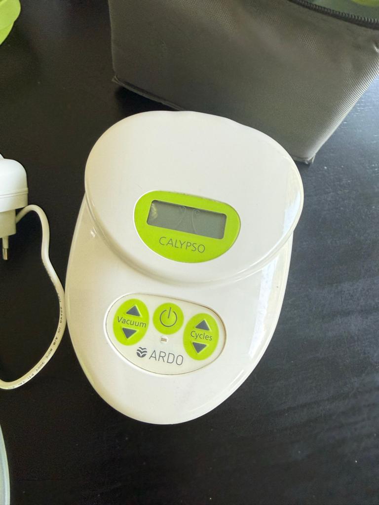 Ardo Calypso Borstkolf met accessoires en tas, Kinderen en Baby's, Babyvoeding en Toebehoren, Ophalen of Verzenden, Gebruikt, Borstkolf