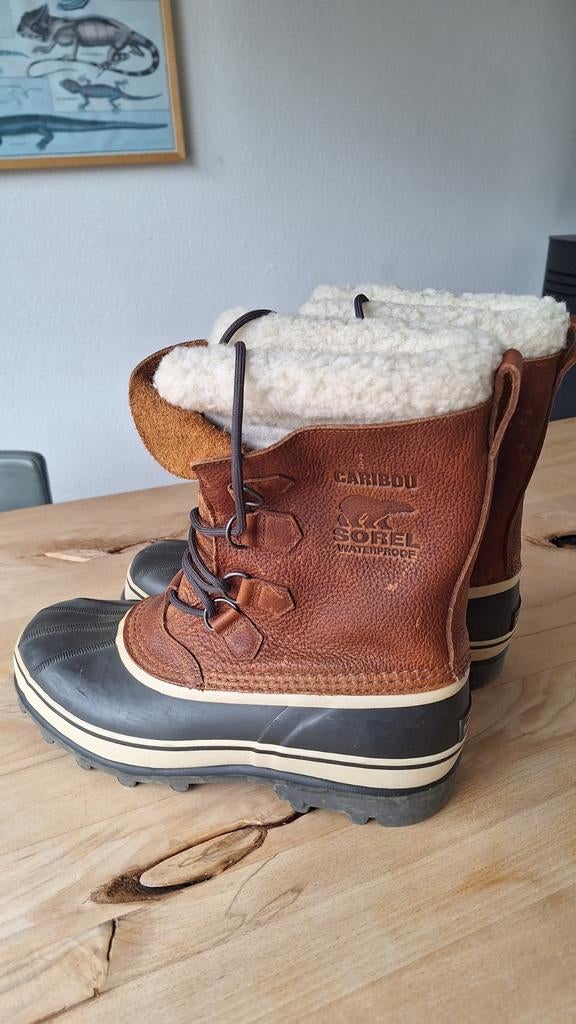 Sorel Caribou winterlaarzen maat 45 zgan, Kleding | Heren, Bruin, Boots, Ophalen of Verzenden, Zo goed als nieuw