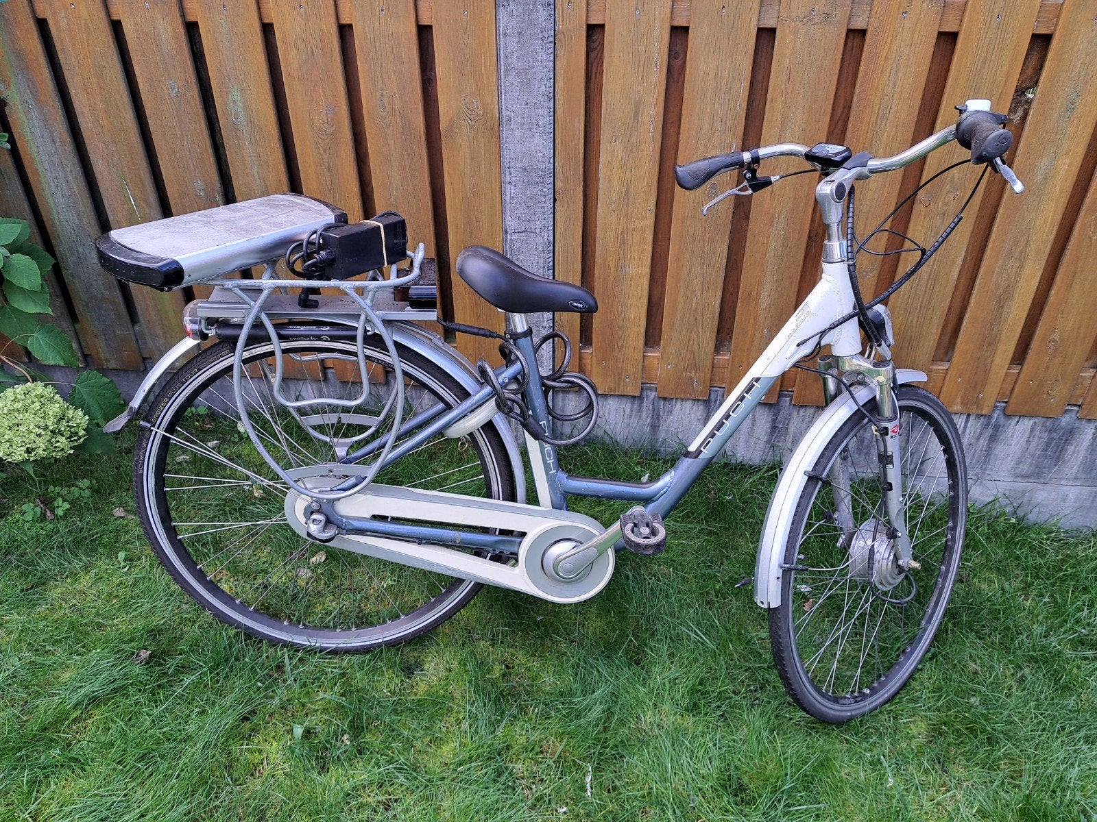 Opknap Puch elektrische fiets met Nexus versnellingen, Fietsen en Brommers, Minder dan 30 km per accu, Gebruikt, 47 tot 51 cm