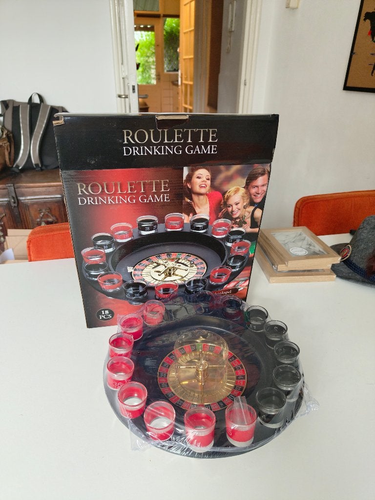 Nieuw Roulette Drinking Game - Feestspel, Een of twee spelers, Ophalen, Nieuw, Onbekend