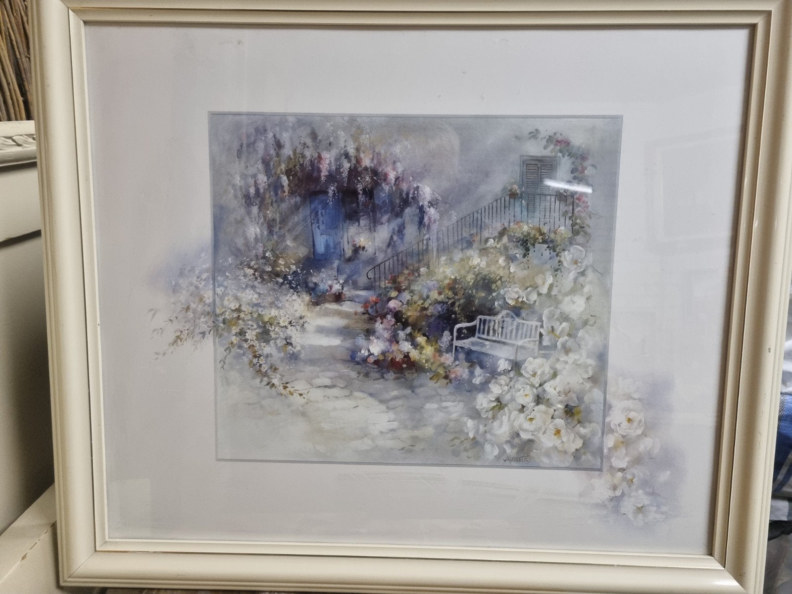 Willem Haenraets 'Wordless' - Ingelijste Aquarel Print, Ophalen of Verzenden