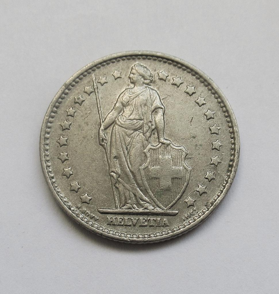 Zwitserland 1 francs 1968, Verzenden, Overige landen