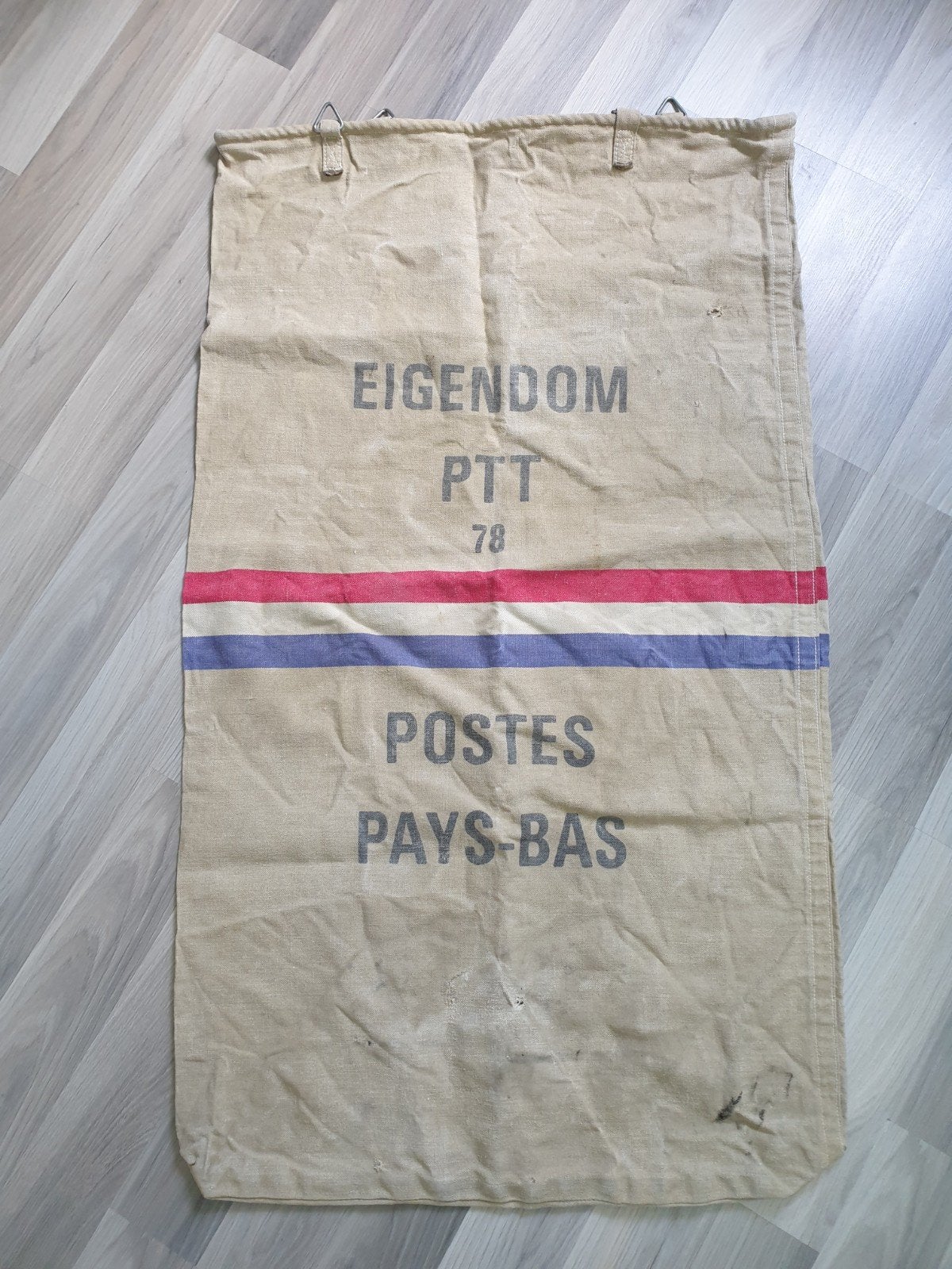 Vintage originele PTT Postzak - PTT 78 Postes Pays-Bas, Ophalen of Verzenden, Gebruikt