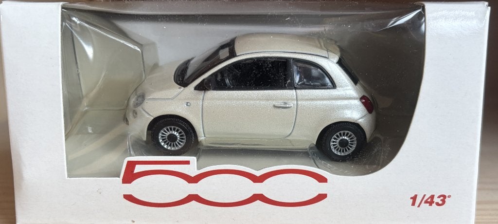Norev 50906453 Fiat 500 wit metallic, Verzenden, Nieuw, Auto, Norev