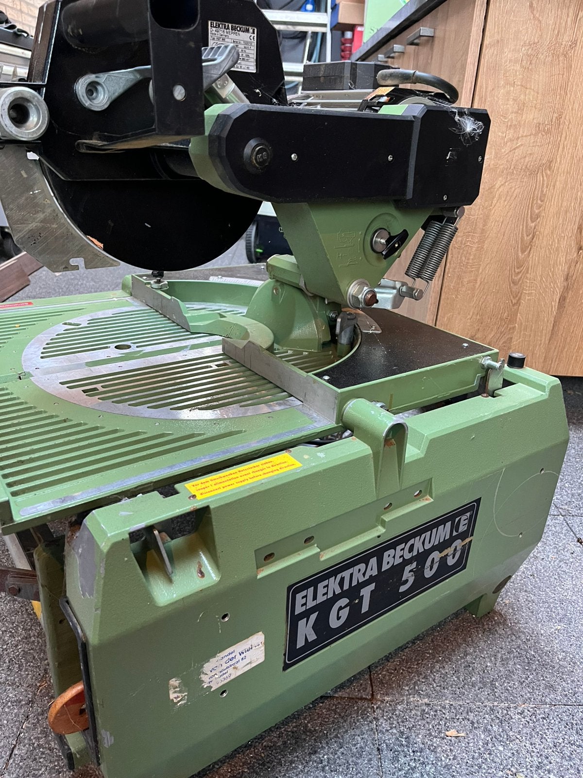 “Flip over” tafel-, en afkortzaag, Doe-het-zelf en Verbouw, Ophalen, Gebruikt, Afkortzaag, 30 tot 70 mm