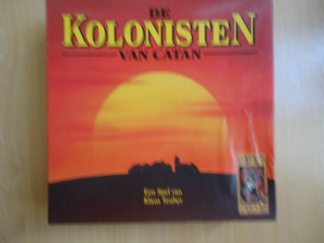 De kolonisten van Catan, houten uitvoering, Drie of vier spelers, Ophalen of Verzenden, Gebruikt, 999 Games