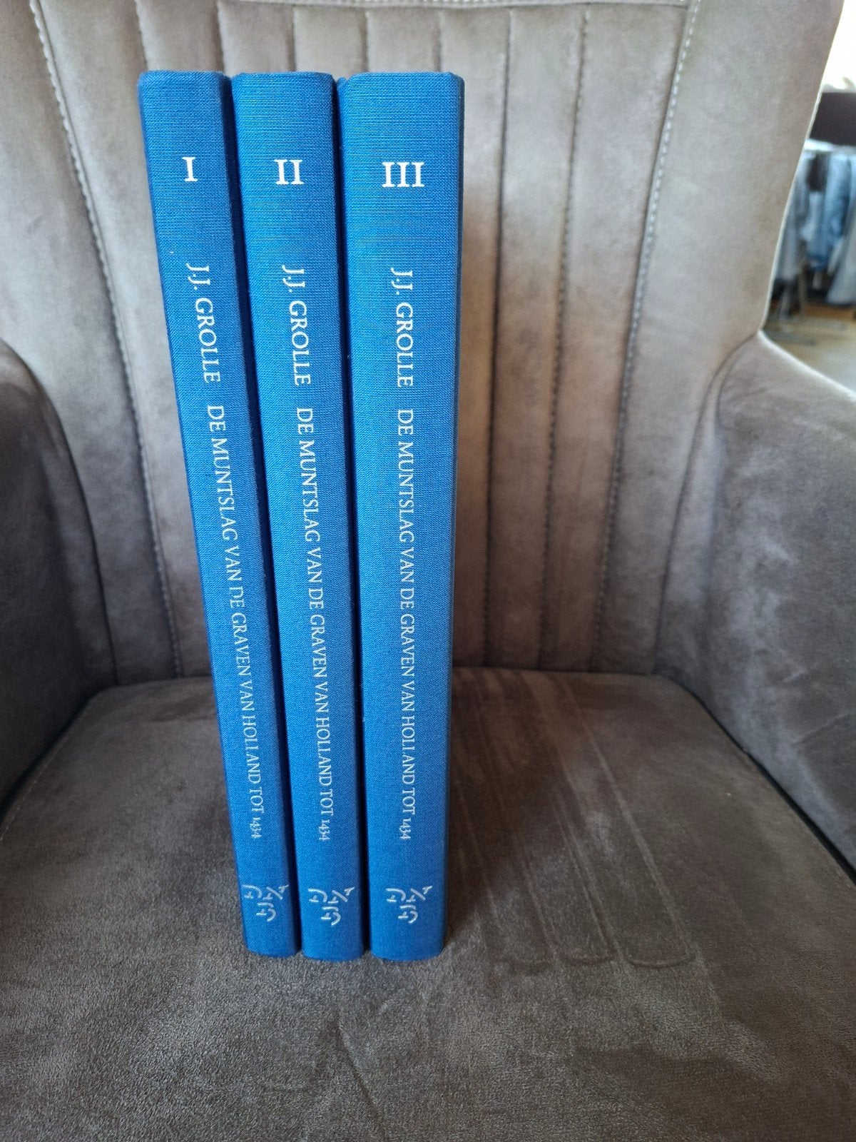 J.J. Grolle - De Muntslag van de Graven van Holland tot 1494, Ophalen of Verzenden, Zo goed als nieuw, J.J. Grolle, Catalogus