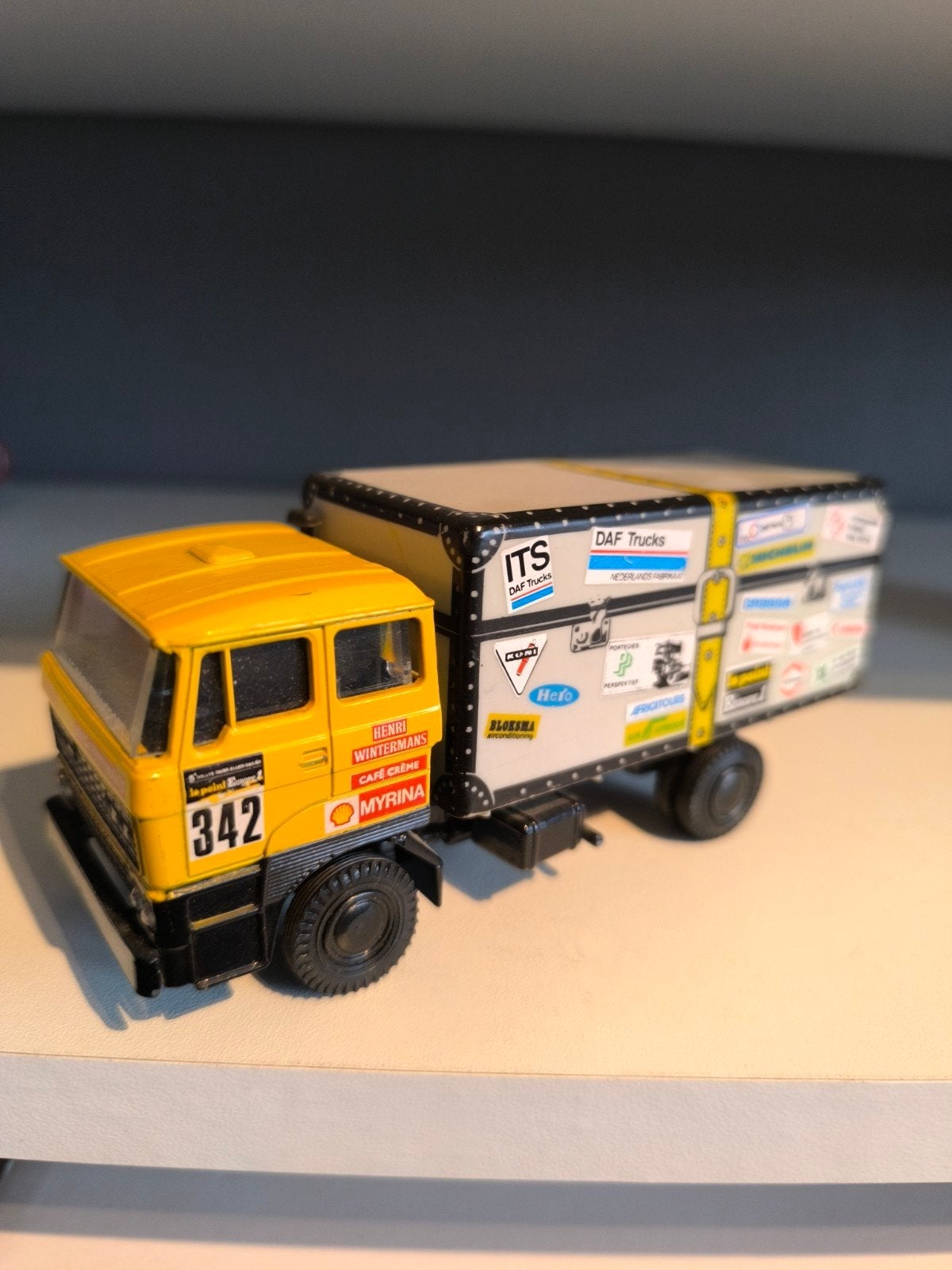 DAF Truck Jan de Rooy Transport Dakar Rally model nieuwstaat, Ophalen of Verzenden, Nieuw, Bus of Vrachtwagen, Lion Toys