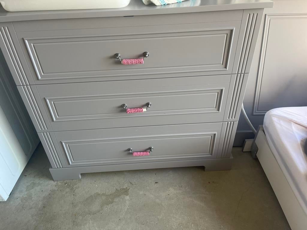 Commode grijs, Ophalen, Gebruikt, 50 tot 70 cm, 75 tot 100 cm