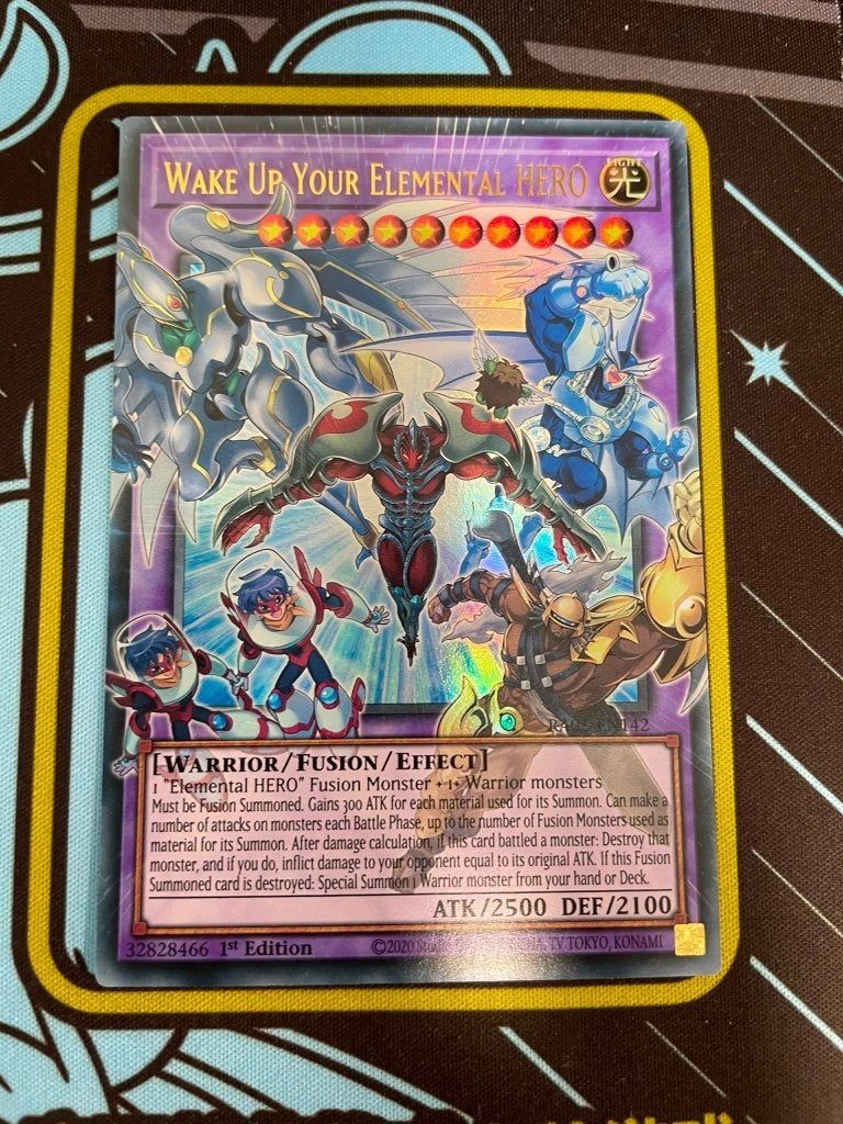 YU-GI-OH Wake Up Your Elemental HERO – Rarity Collection 5, Hobby en Vrije tijd, Verzamelkaartspellen | Yu-gi-Oh!, Ophalen of Verzenden