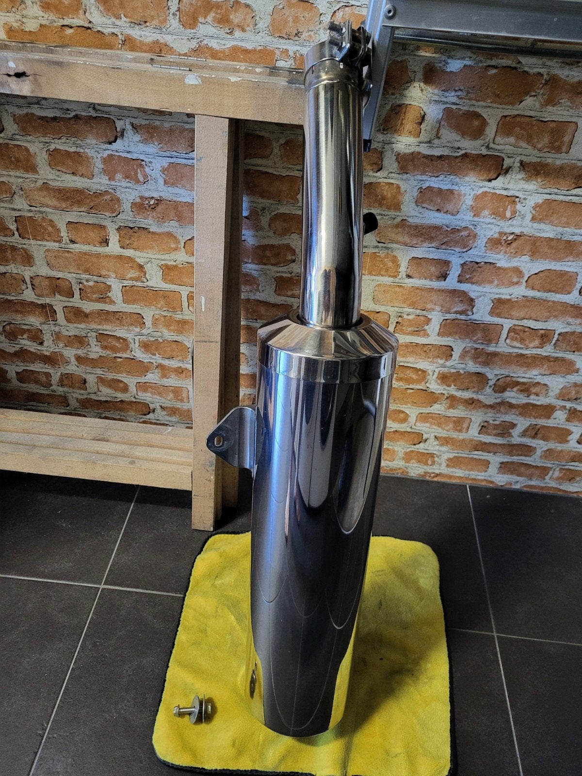 Suzuki GSX 650 F originele einddemper., Motoren, Ophalen, Gebruikt