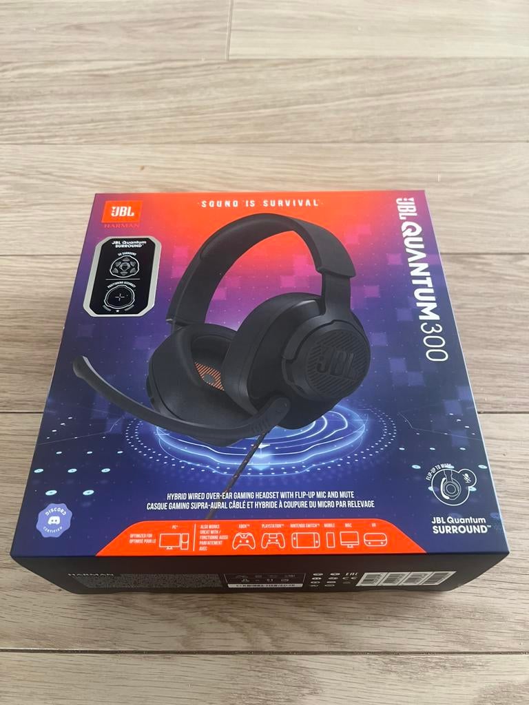 Jbl quantum 300 helemaal nieuw in de verpakking, Ophalen of Verzenden, Nieuw