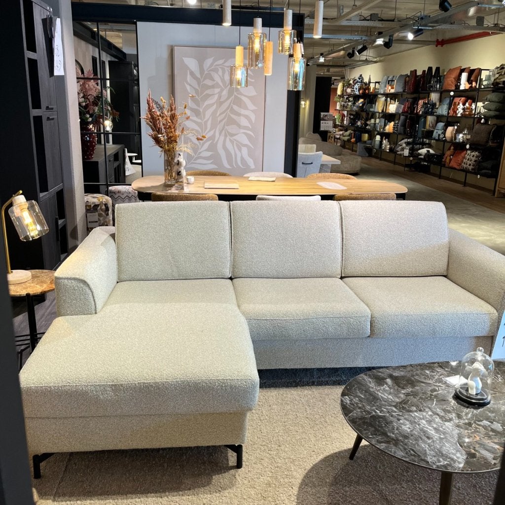 Hoekbank Alcona Links Stof Cloudy Beige - Henders & Hazel, Niet ingevuld, Niet ingevuld, Niet ingevuld