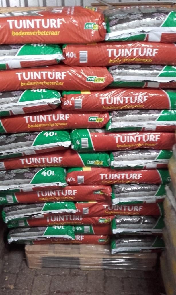 Tuinturf zakken 40ltr, Tuin en Terras, Ophalen, Tuinaarde