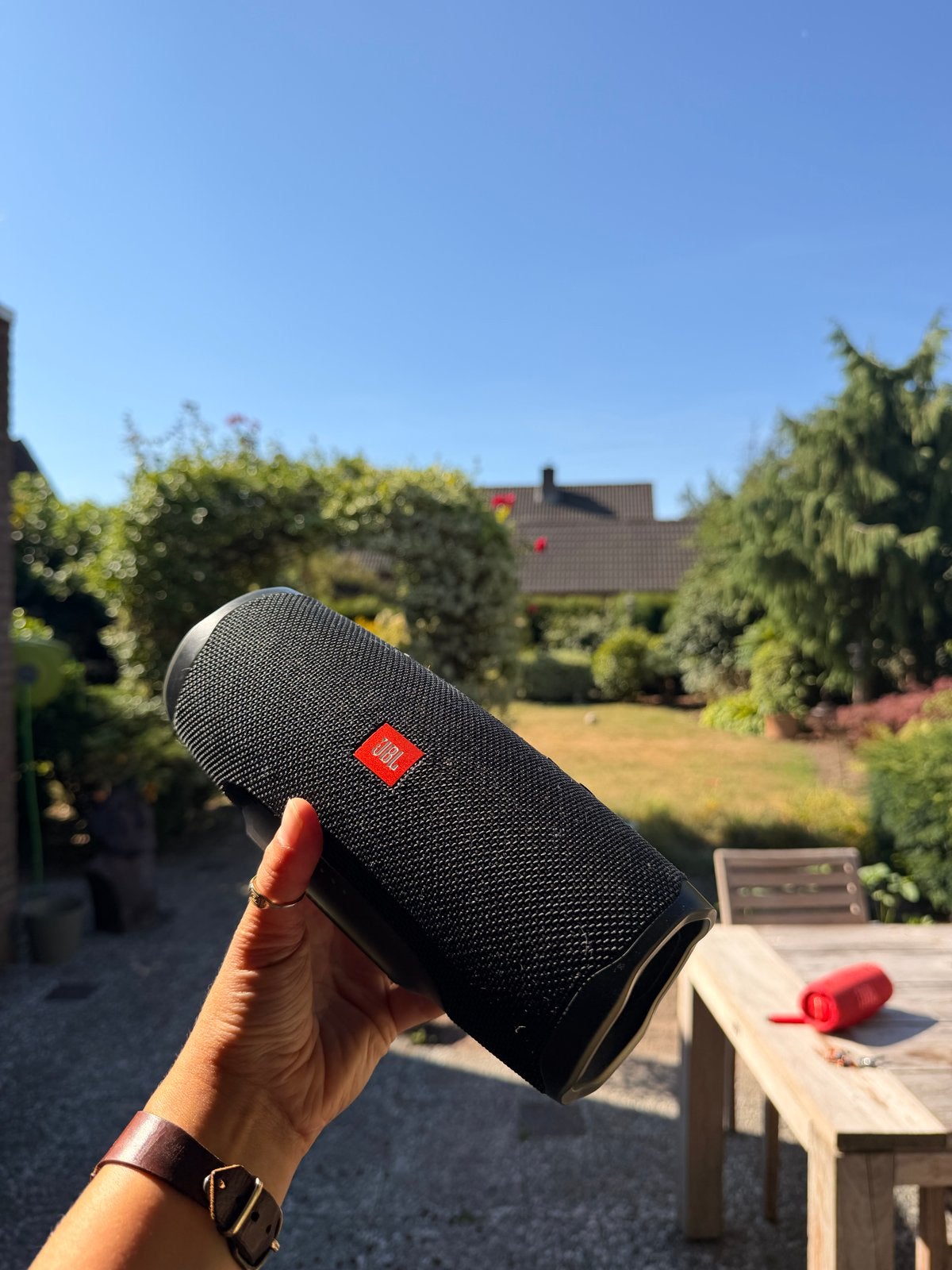 JBL Charge 4 Draagbare Bluetooth Speaker Zwart, JBL, Ophalen of Verzenden, Zo goed als nieuw, Draagbare speaker