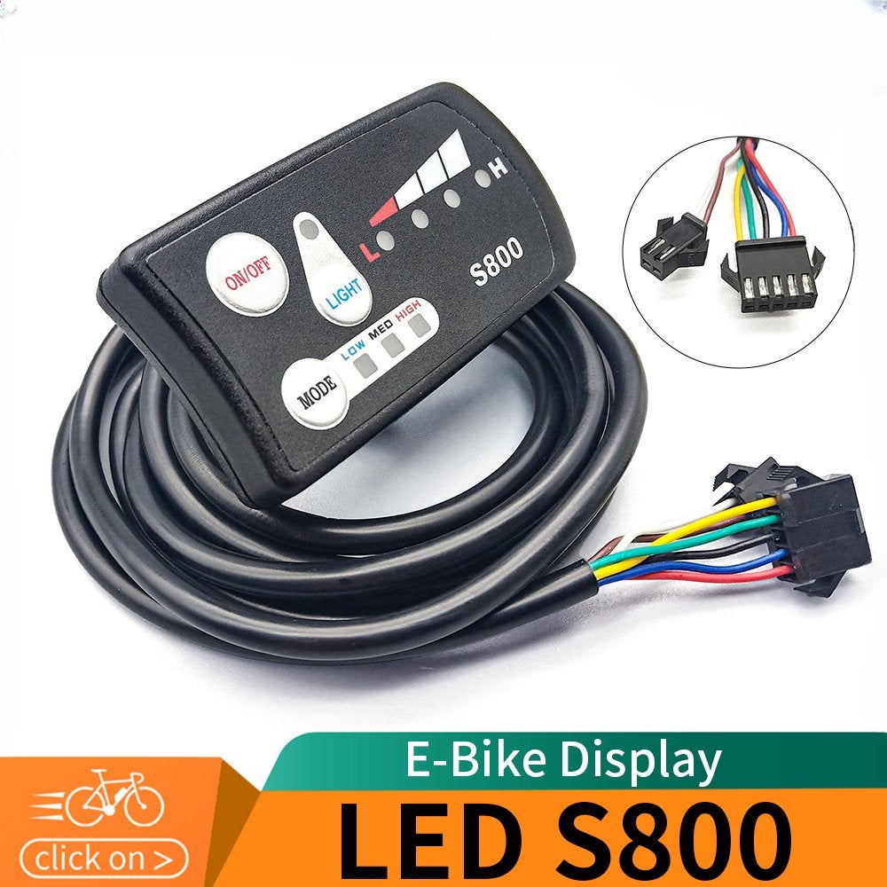 LED S800 Display 36/48V display voor e-bike, Elektrische fiets, Overige typen, Ophalen of Verzenden, Nieuw