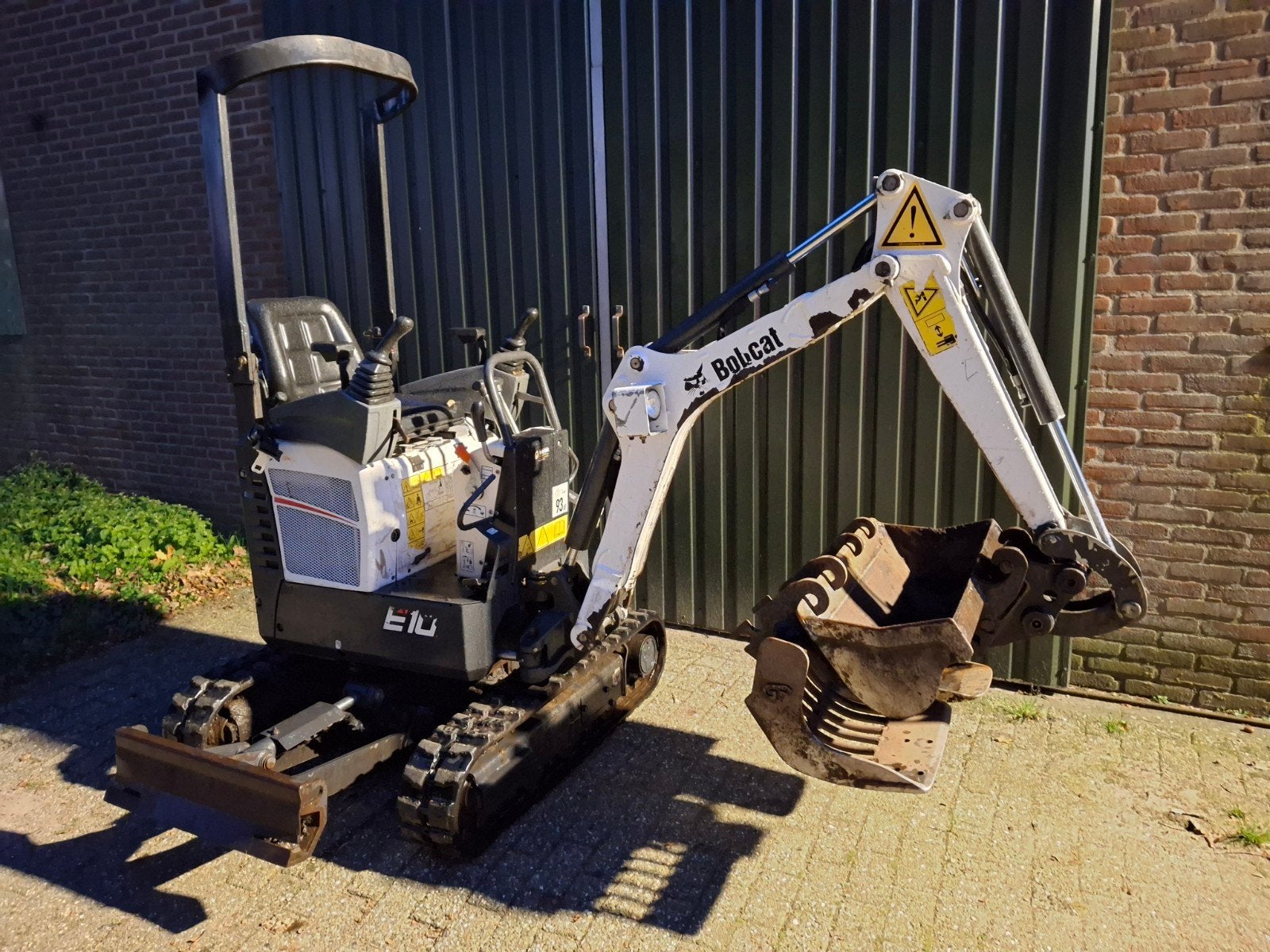 Bobcat e10z 2020, Ophalen, Graafmachine