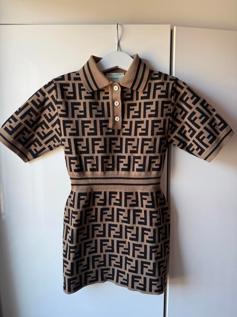 Fendi kids meisjes jurk origineel, Ophalen, Zo goed als nieuw, Meisje, Jurk of Rok